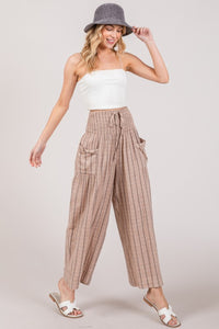 Wash Stripe Pants