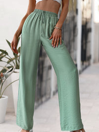 Tied Wide Leg Pants