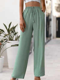 Tied Wide Leg Pants