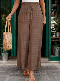 Tied Wide Leg Pants