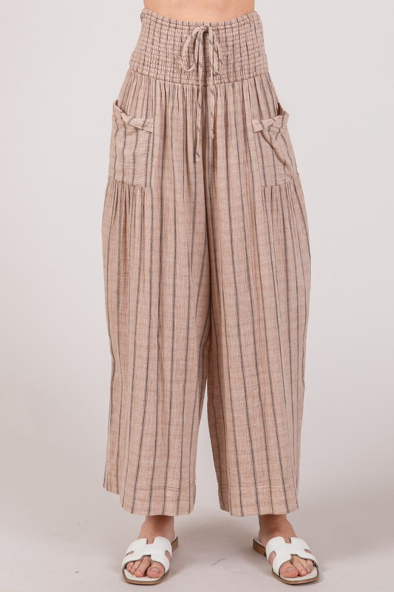 Wash Stripe Pants