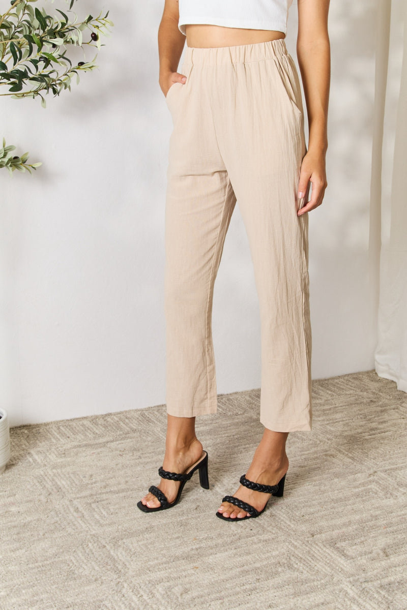 Pull-On Pants with Pockets