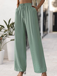 Tied Wide Leg Pants