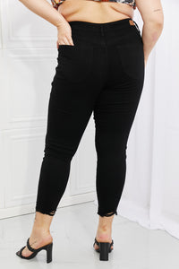 High Waisted Black Skinny Jeans