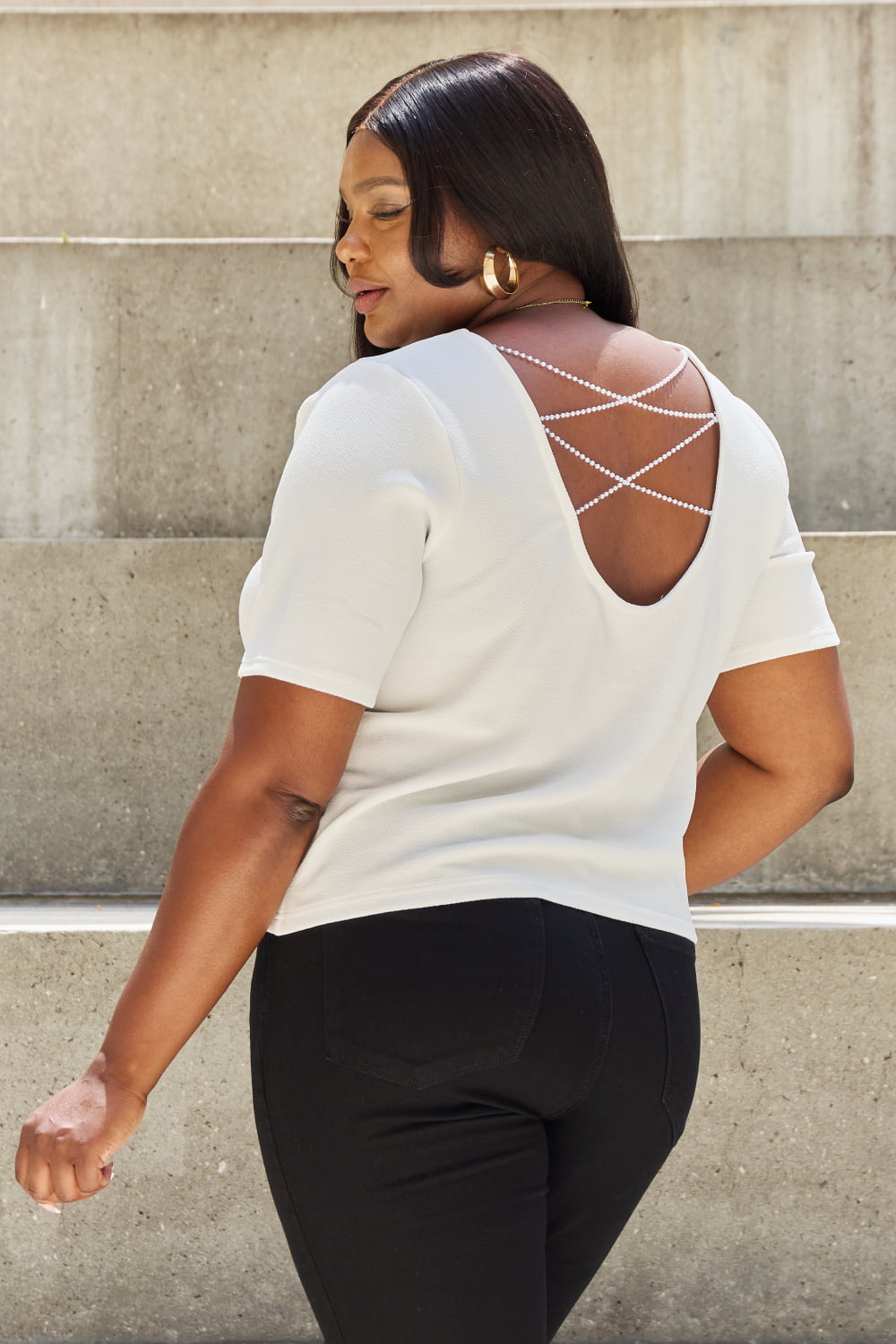 Open Back T-Shirt