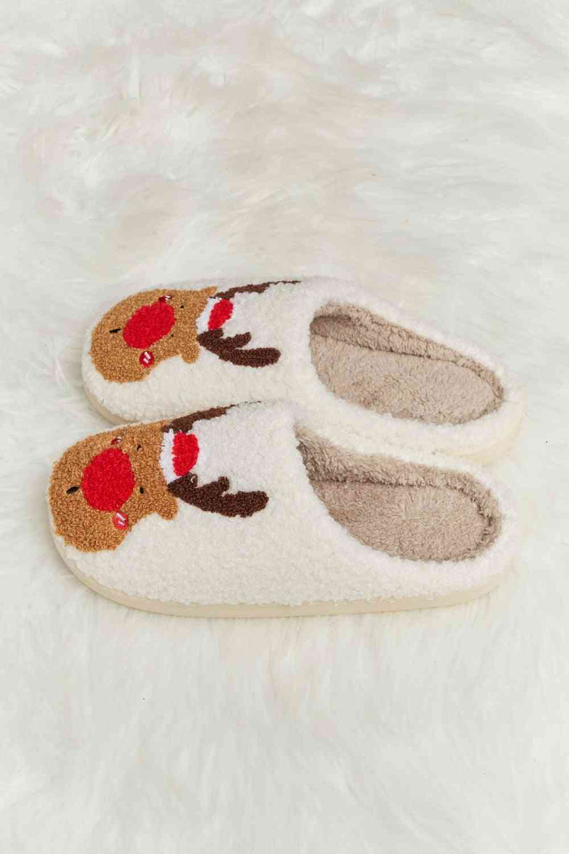 Rudolph Print Slippers