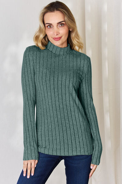 Long Sleeve Ribbed T-Shirt