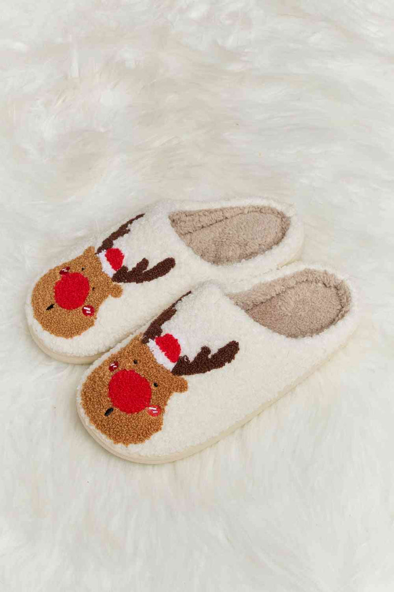 Rudolph Print Slippers