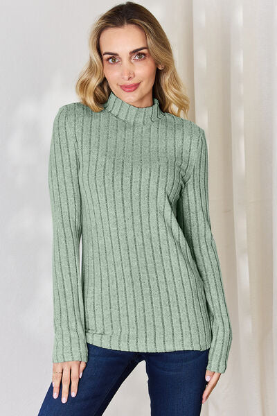 Long Sleeve Ribbed T-Shirt