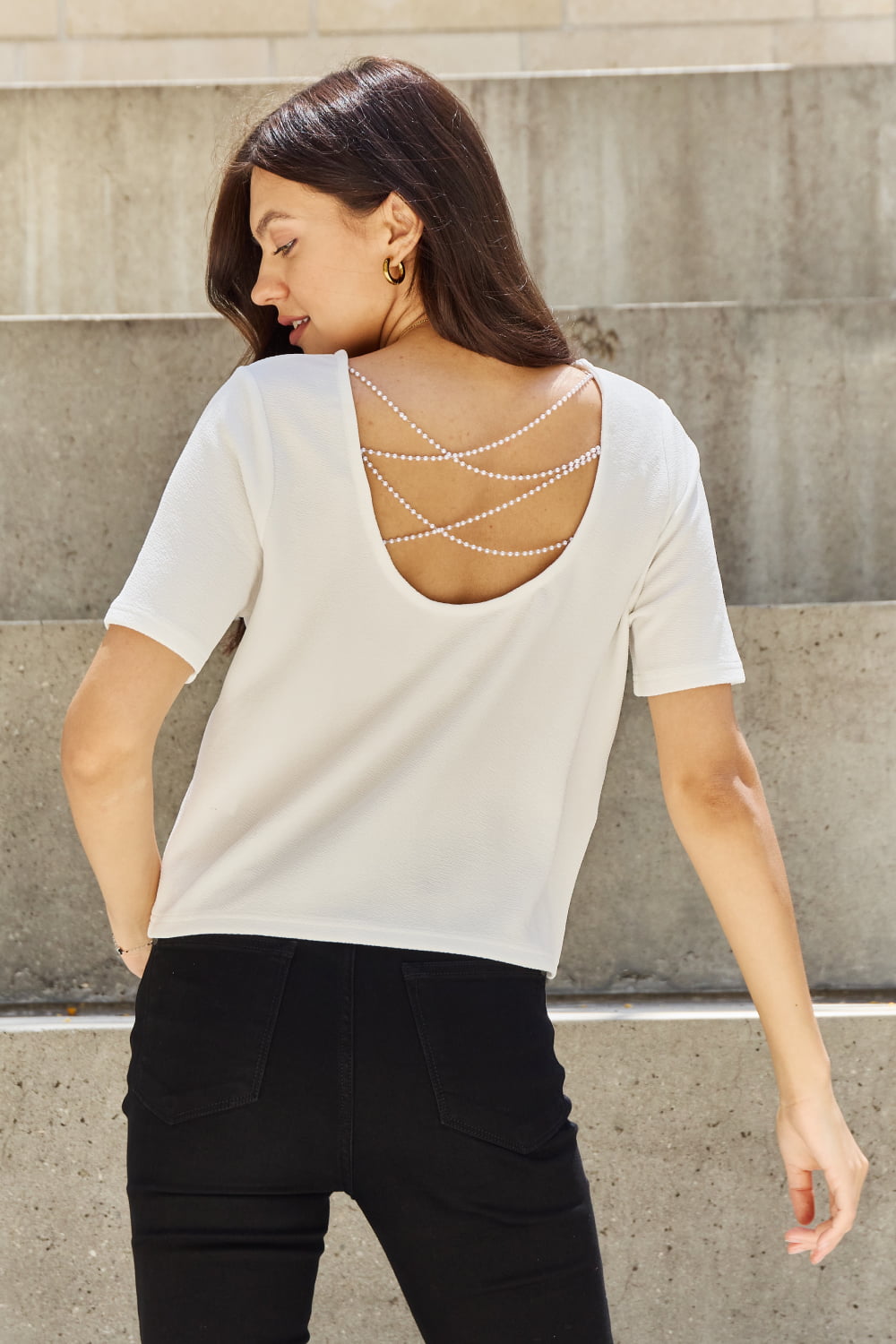 Open Back T-Shirt