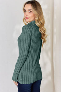 Long Sleeve Ribbed T-Shirt