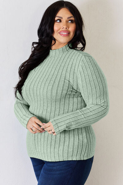 Long Sleeve Ribbed T-Shirt