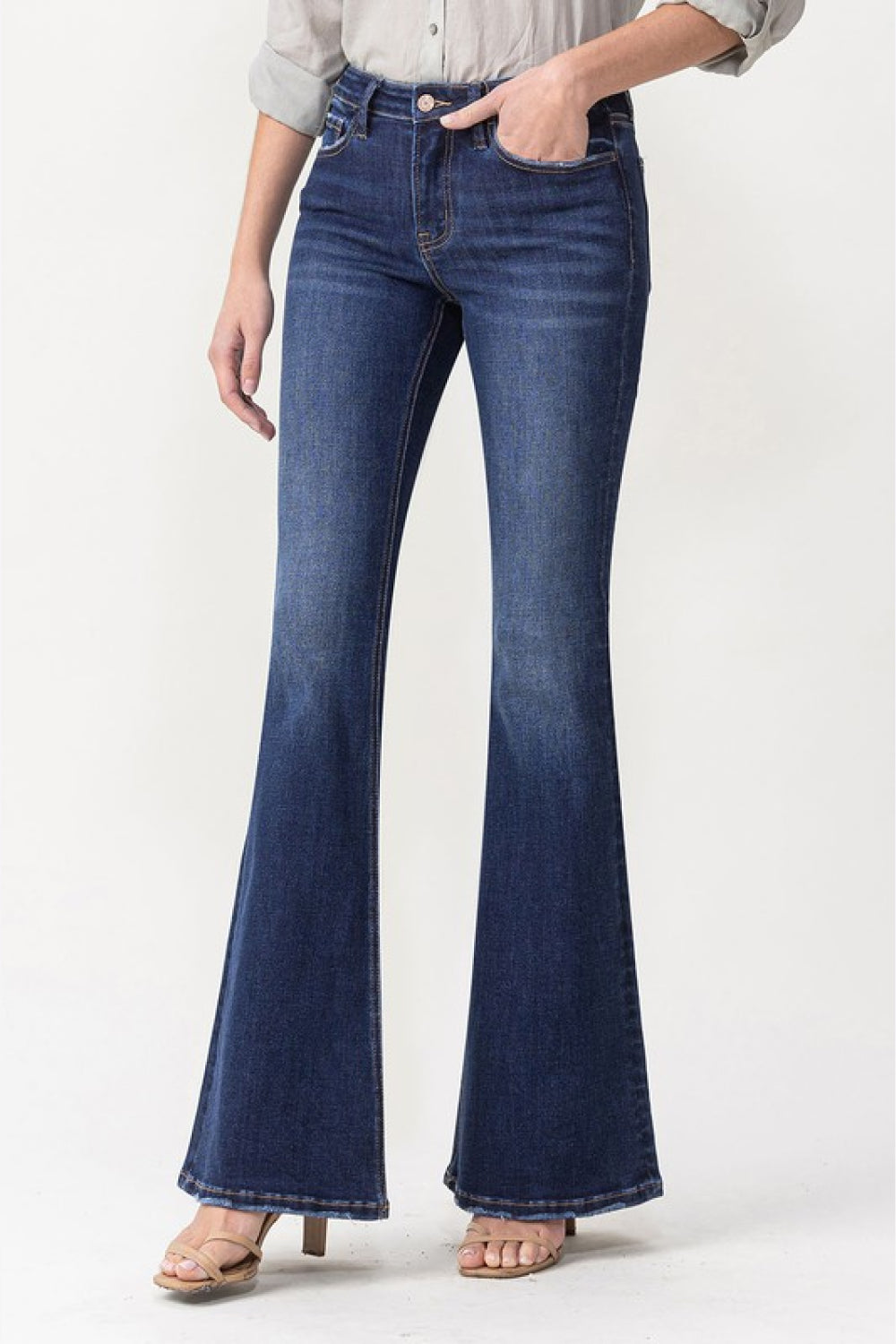 Midrise Flare Jeans