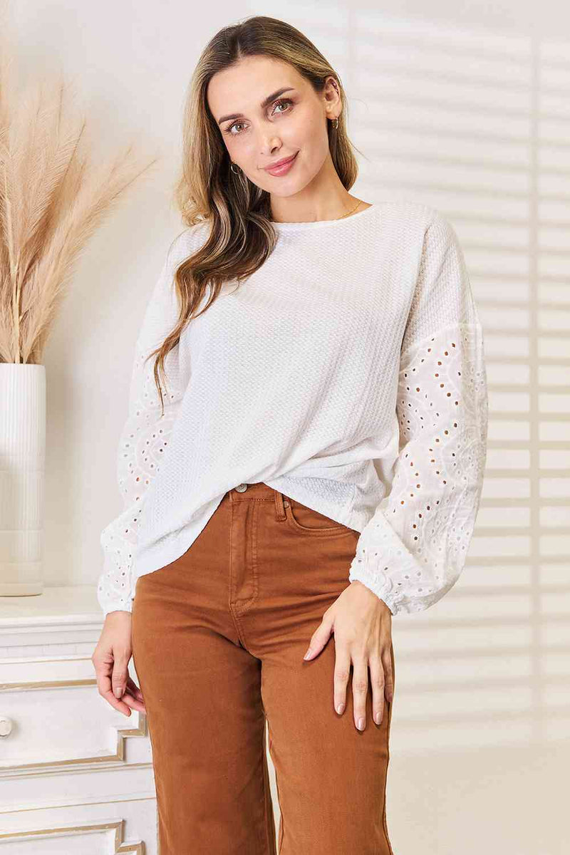 Dropped Shoulder Blouse