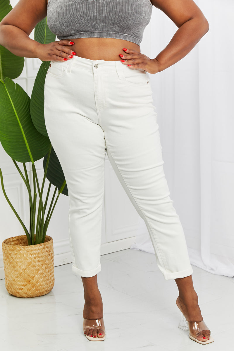 High Waist Boyfriend Jeans