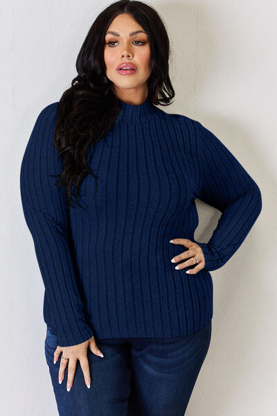 Long Sleeve Ribbed T-Shirt