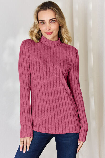 Long Sleeve Ribbed T-Shirt