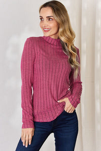 Long Sleeve Ribbed T-Shirt