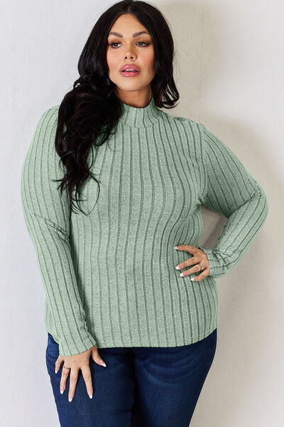 Long Sleeve Ribbed T-Shirt