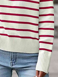 Striped Knit Top