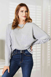 Solid Long Sleeve Top