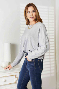 Solid Long Sleeve Top