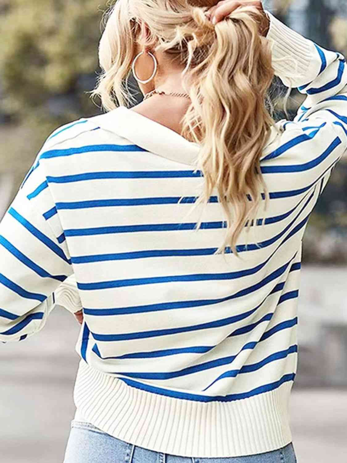 Striped Knit Top