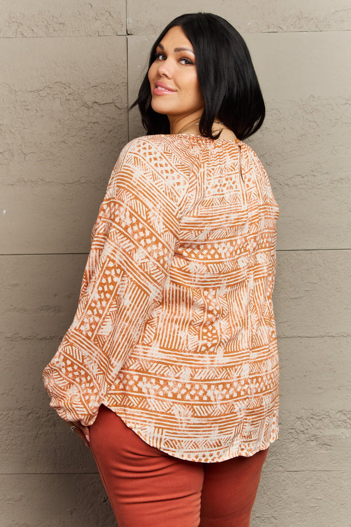 Aztec Tunic Top