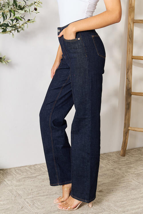 High Waist Wide Leg Jeans