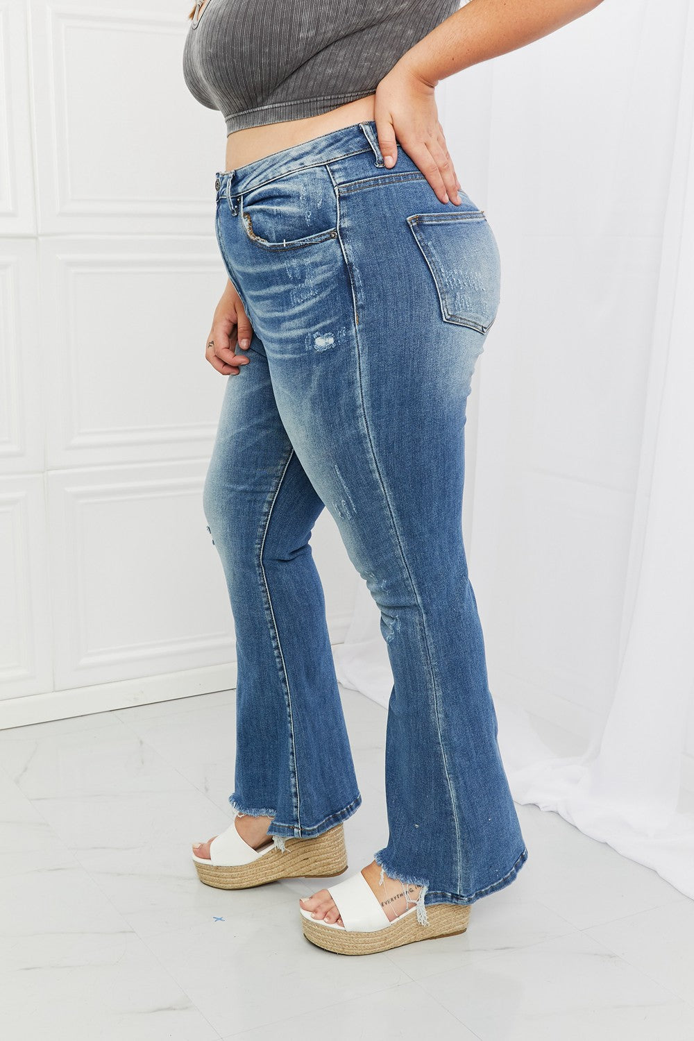 High Waisted Flare Jeans