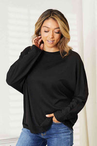 Solid Long Sleeve Top