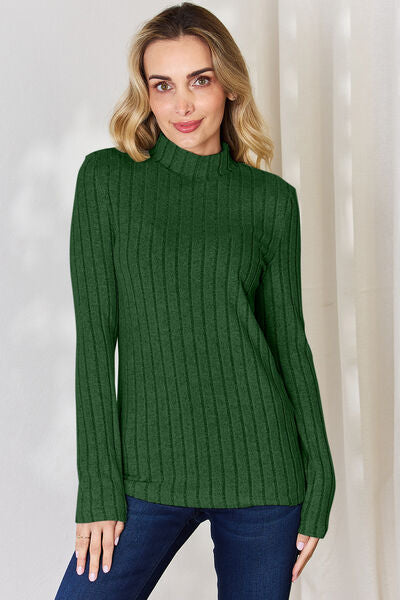 Long Sleeve Ribbed T-Shirt