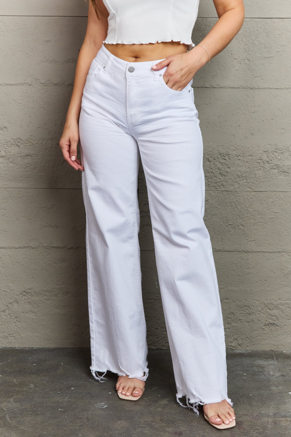 High Waist Wide Leg Jeans