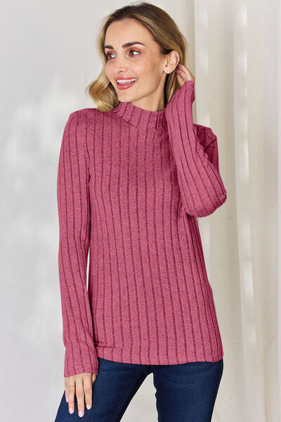 Long Sleeve Ribbed T-Shirt