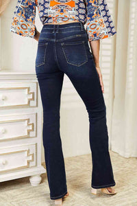 Wide Waistband Bootcut Jeans