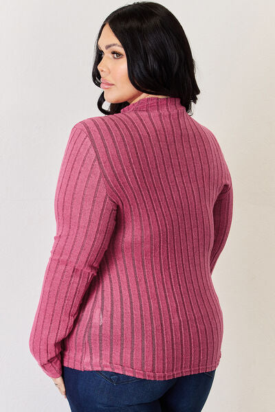 Long Sleeve Ribbed T-Shirt