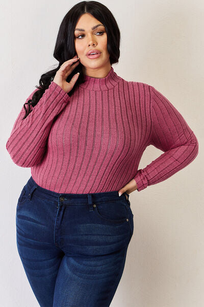 Long Sleeve Ribbed T-Shirt